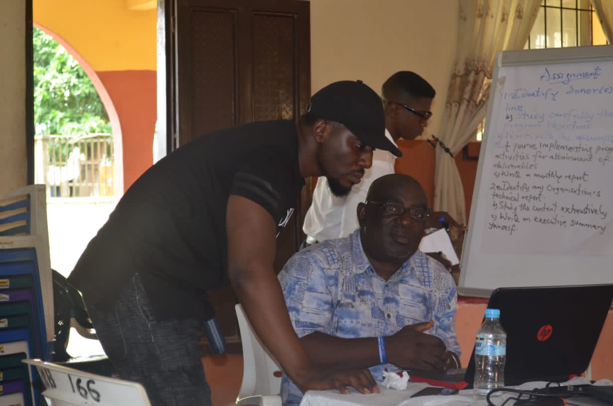 Capacity training by Civil Society Action Coalition