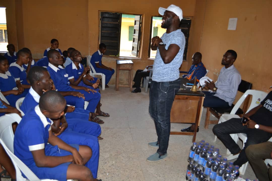 YERF VISIT TO THE SCHOOL OF THE BLIND @ LOCUST UMUAHIA ABIA STATE