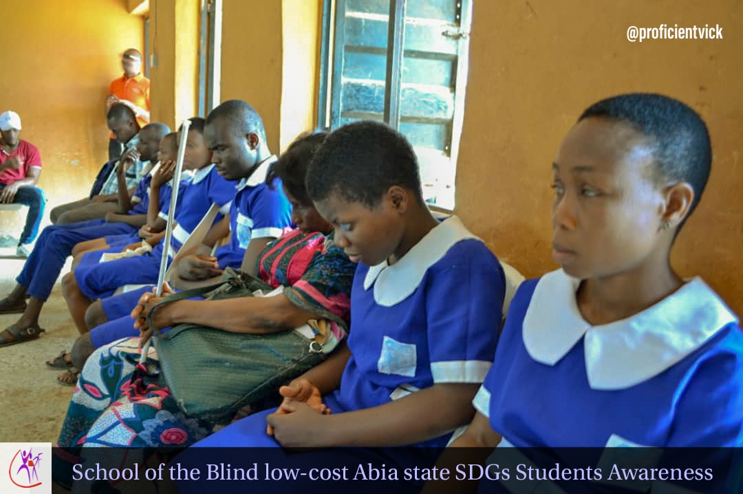 YERF VISIT TO THE SCHOOL OF THE BLIND @ LOCUST UMUAHIA ABIA STATE