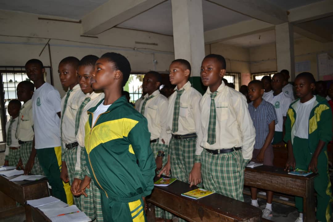 YERF SCHOOLS OUTREACH ON SDGs. @ Right Foundation Secondary School Umauhia