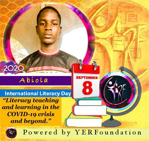 YERF Celebrates International literacy Day 2020